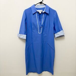 Sara Campbell Blue Midi Dress